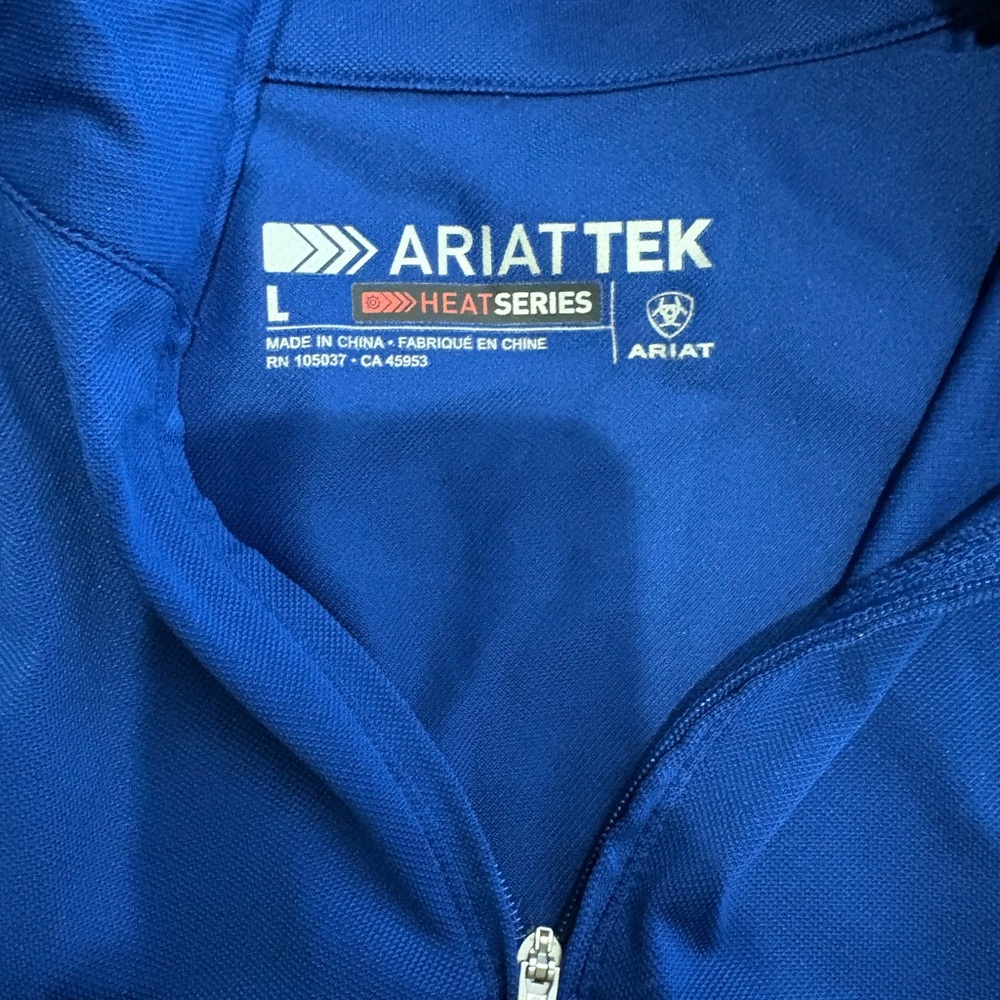 AriatTek Royal Blue Zip Pullover